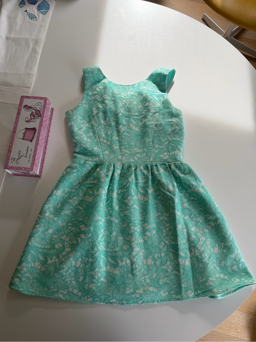 Gorgeous Jacquard Fit-and-Flare Dress